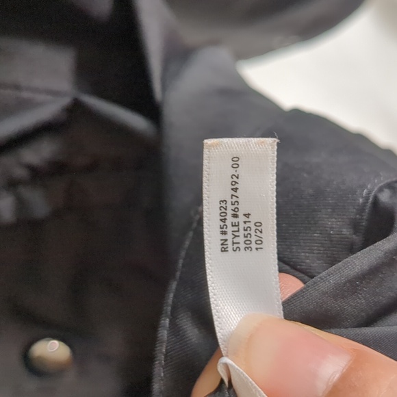 Athleta Sutro Rain Jacket Black Women's Size XS Oversized Like New - Picture 8 of 15